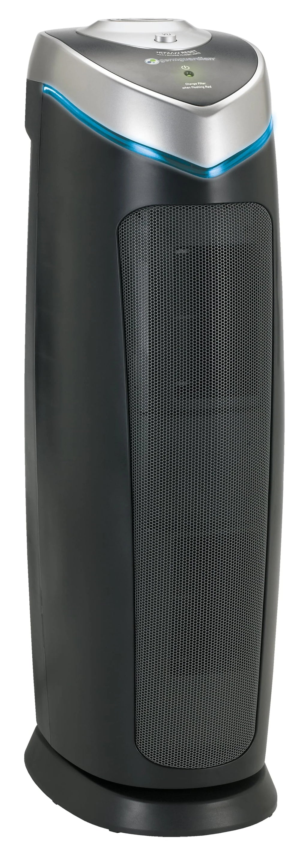 Germ Guardian Tower Air Purifier with HEPA Filter and UV - C Light Sanitizer, Gray, AC4825E