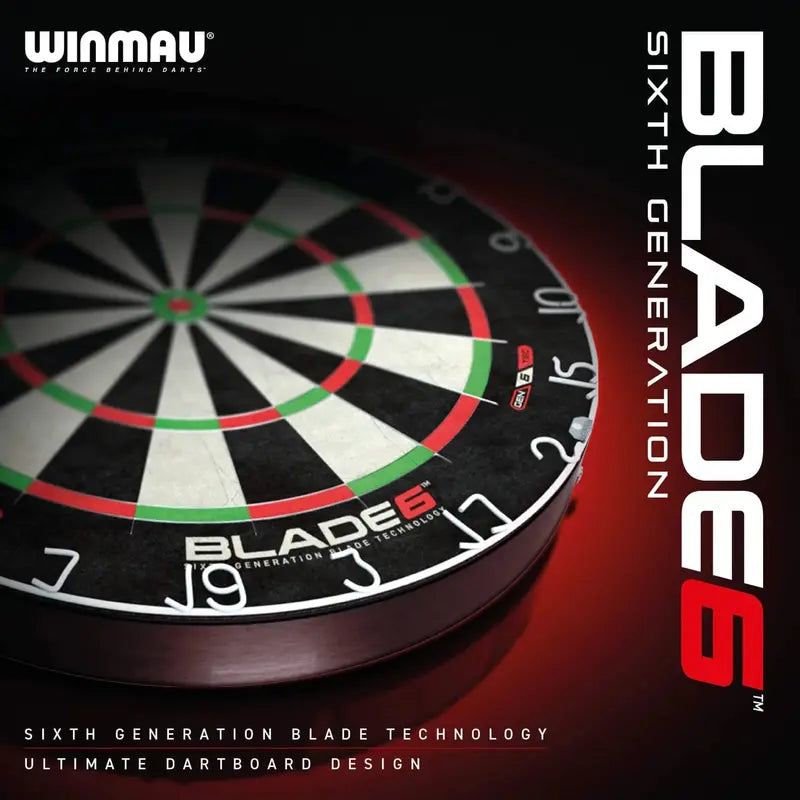 Winmau Professional Bristle Dartboard â€?Sixth Gen, Density Control, Ultra-Thin Wire, Rota-Lock System, Tournament Grade Sisal