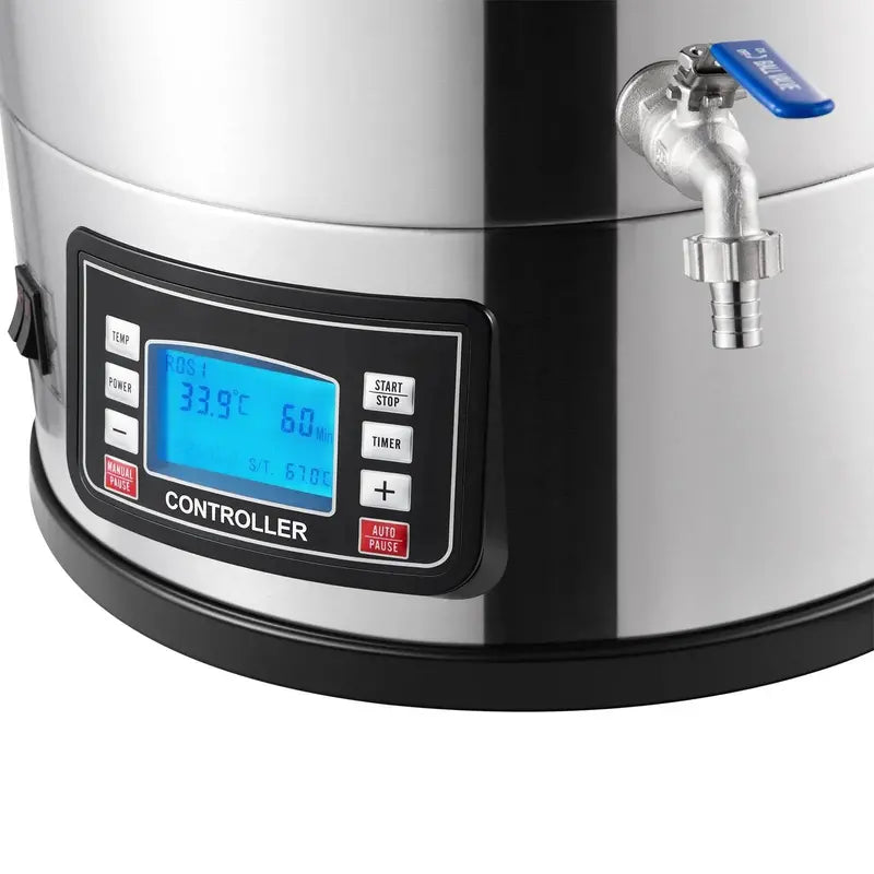 VEVOR 35L All-in-One Electric Brewing System â€?9.2-Gallon Home Beer Brewing Kit with Pump