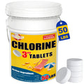 50 lb 3" Chlor Tabs for Swimming Pools, Tablets, Chlorine Pool Chemicals