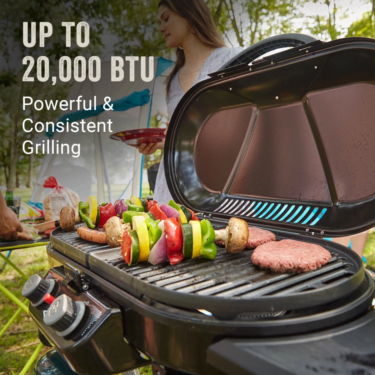 Coleman Roadtrip X - Cursion 2 Burner Propane Gas Portable Grill