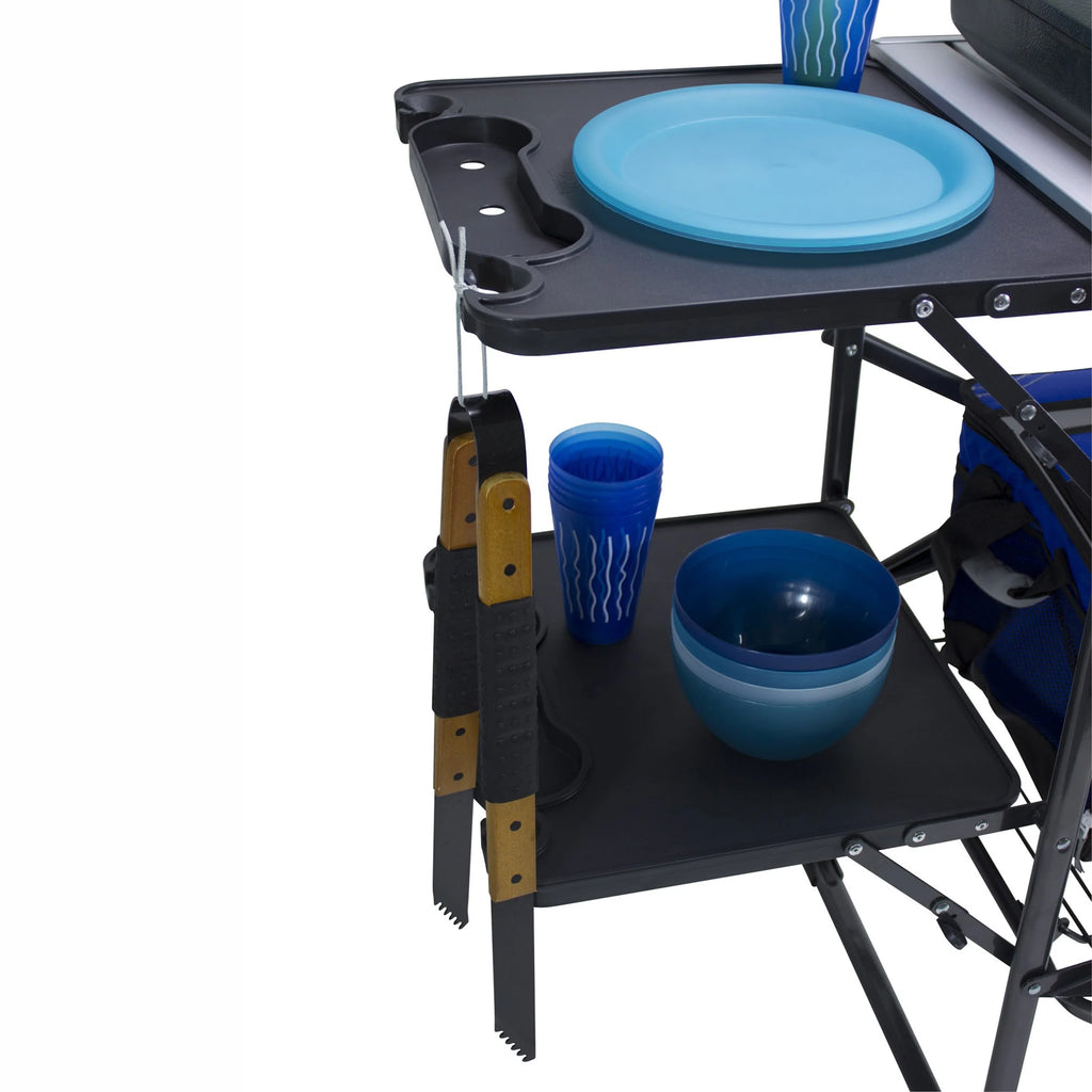 GCI Outdoor Slim-Fold Cook Station. Portable Camp Kitchen Table