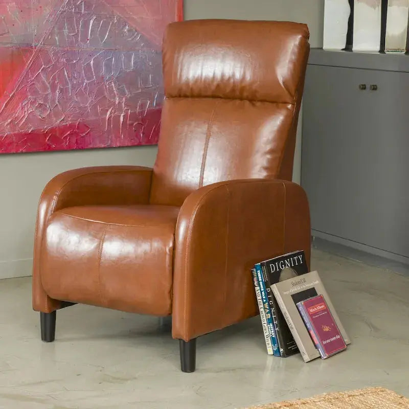 Stratton Reclining Accent Chair by Christopher Knight Home â€?Upholstered Living Room Lounger