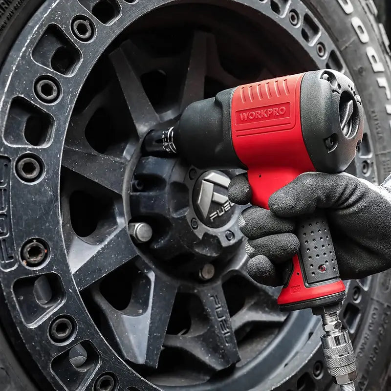 WORKPRO 1/2â€?Air Impact Wrench for Automotive Tire Changes & Mechanical Repairs