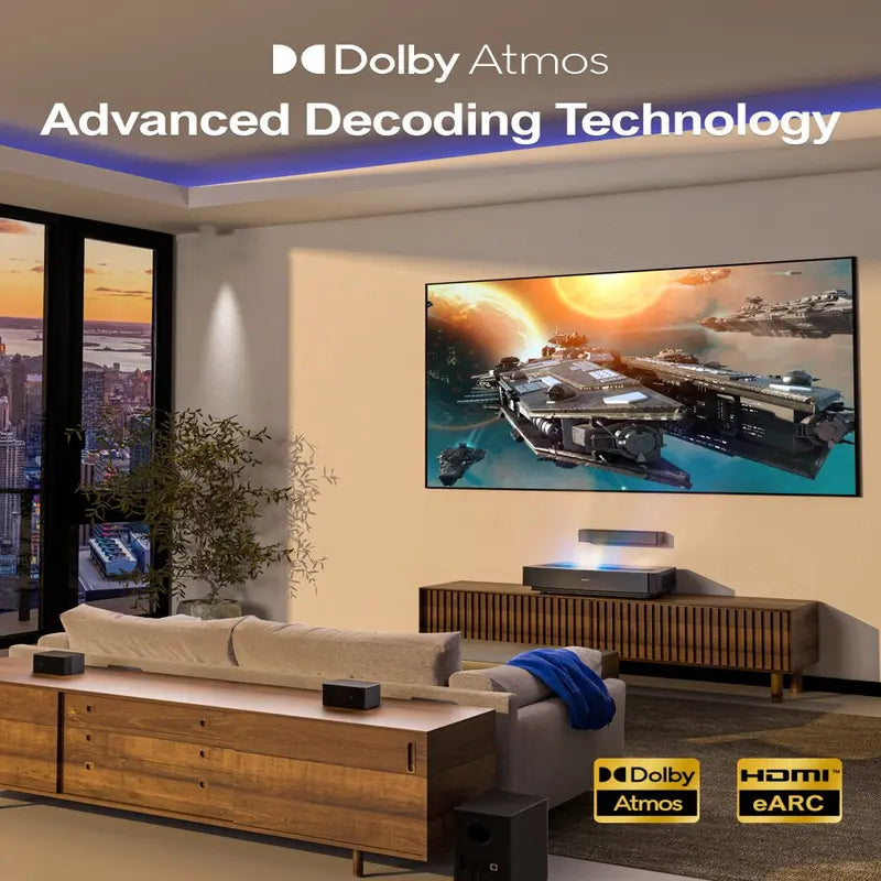 Ultimea 410W Dolby Atmos Sound Bar with Wireless Subwoofer   Immersive 5.1 Surround Sound System for TV