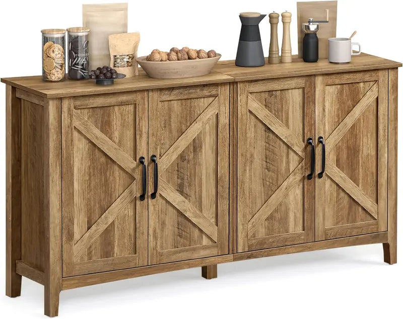 VASAGLE LIRY Collection Buffet Cabinet â€?Multi-Use Storage Credenza or Sideboard