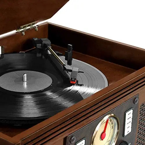 Victrola 8-in-1 Bluetooth Record Player â€?Turntable with Built-in Speakers & Wireless Streaming