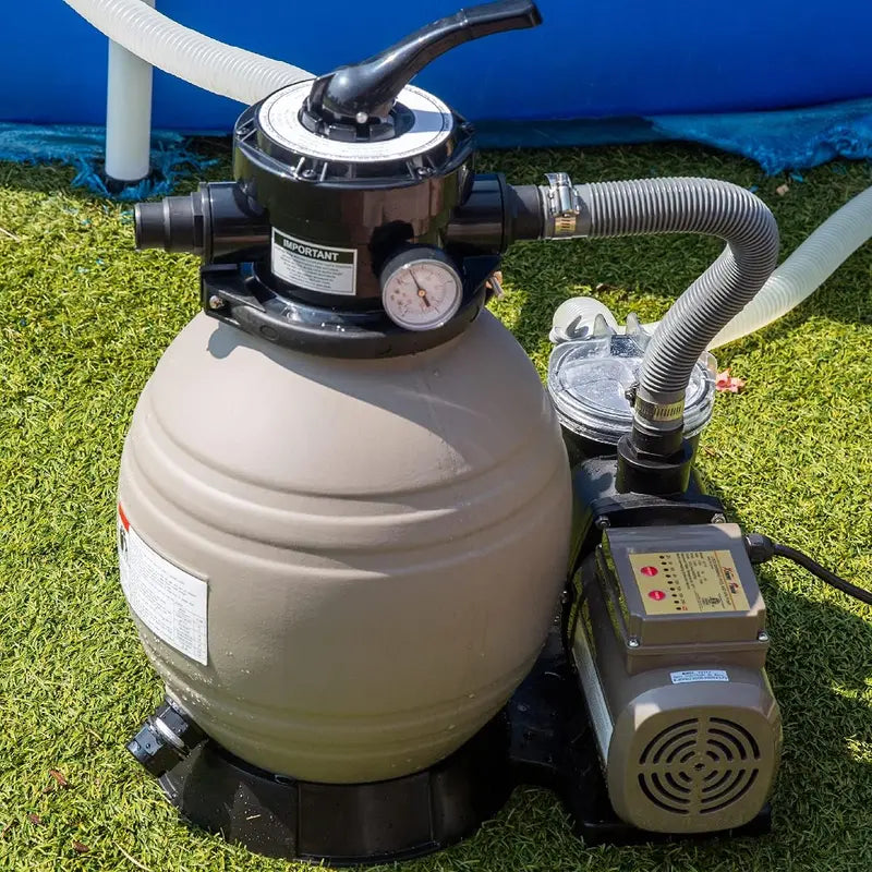 XtremepowerUS 16â€?Sand Filter & 3/4 HP Pool Pump System for 15,000 Gallon Above Ground Pools