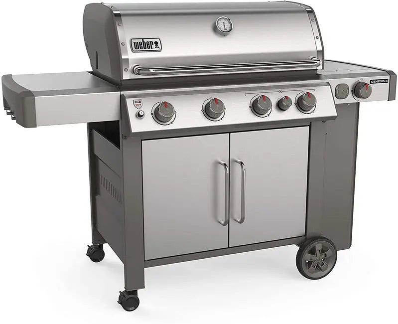 Weber Genesis II S-435 Propane Grill â€?4-Burner Stainless Steel Gas Grill with Premium Features and Large Cooking Area