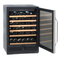 WCR506SS 50-Bottle Dual-Zone Wine Cooler | Stainless Steel 23.5â€?Wide Refrigerated Cabinet for Home Cellars