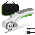 WORKPRO 4V Cordless Electric Scissors â€?Compact Rechargeable Cutting Tool