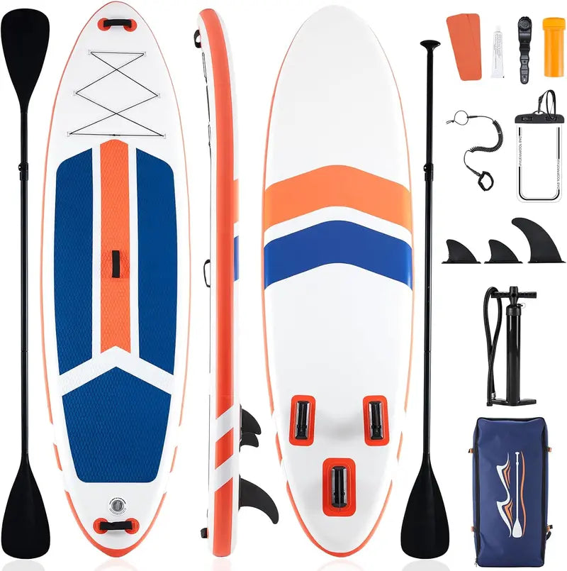 Sweetcrispy 2-in-1 Inflatable SUP Board â€?Includes Adjustable Paddle & Full Accessory Set