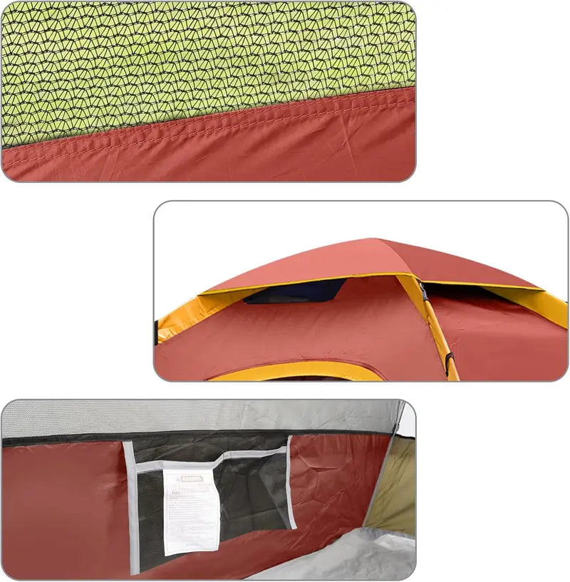 Versatile Dome Camping Tent â€?Lightweight, Portable Shelter for 2â€? Campers, Ideal for Backpacking & Beach Trips
