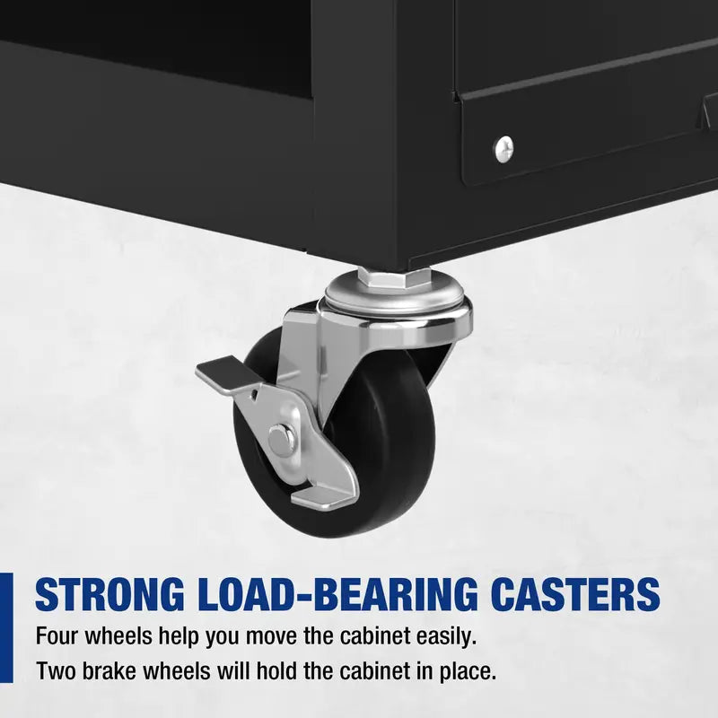 WORKPRO Sliding-Metal 5-Drawer Rolling Tool Cabinet â€?Mobile Storage Solution with Smooth Casters