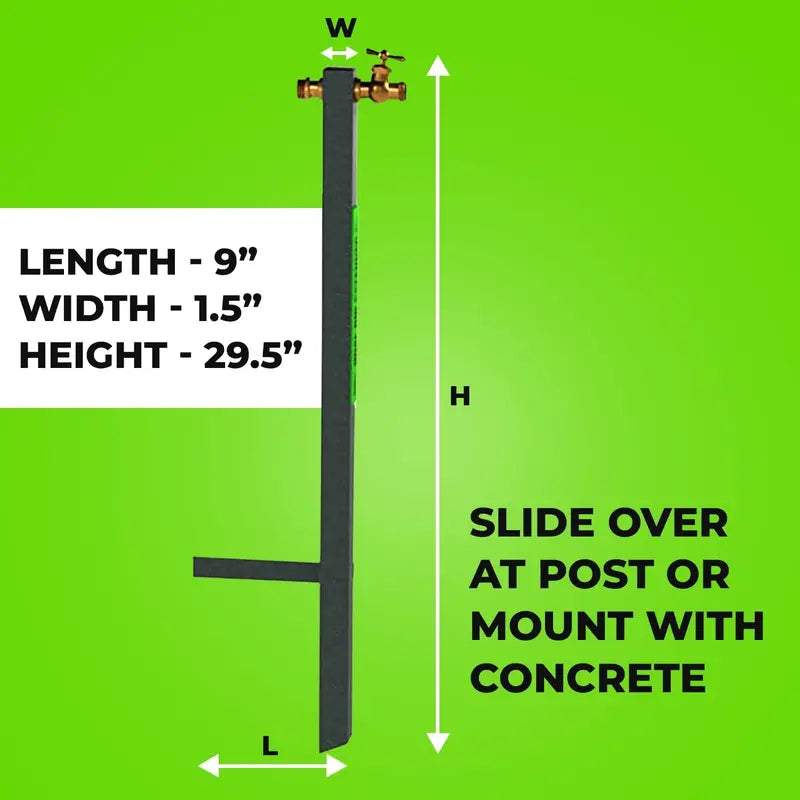 Yard Butler Hose Bib Extender outdoor faucet extender and remote spigot puts your garden hose where you want it â€?IHBE-6