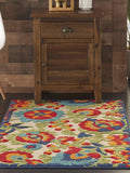 Nourison Aloha Multicolor 24"x72" Runner Area Rug