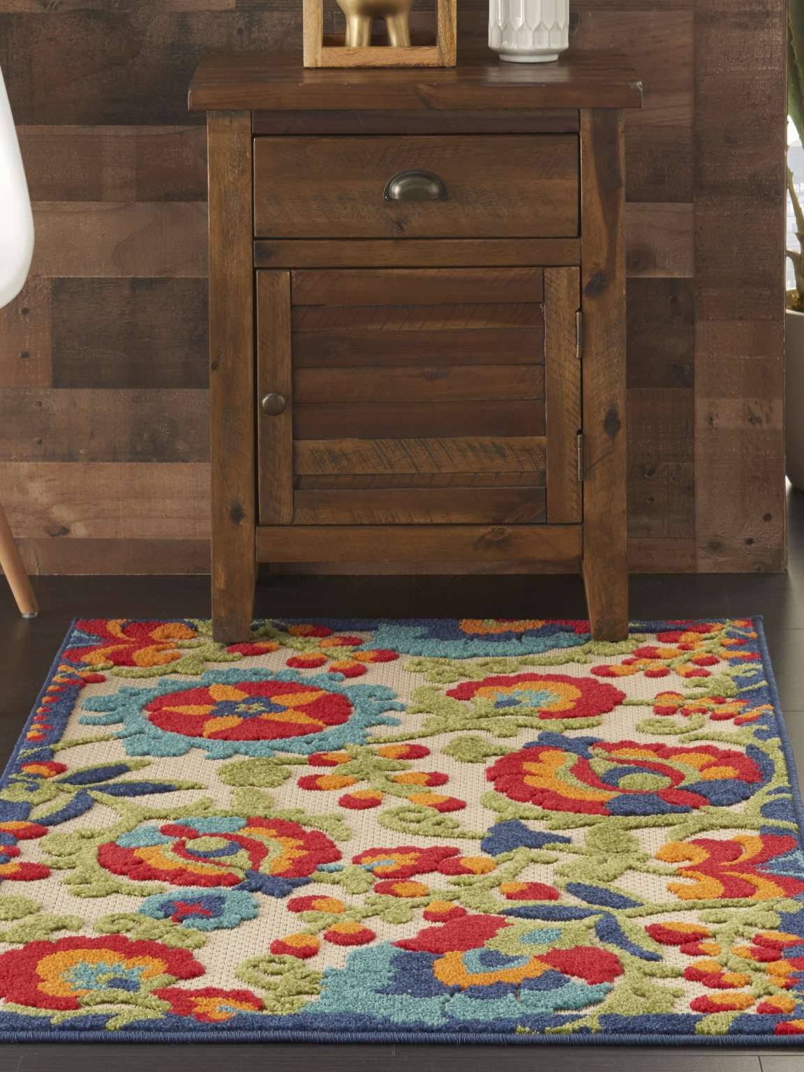 Nourison Aloha Multicolor 24"x72" Runner Area Rug