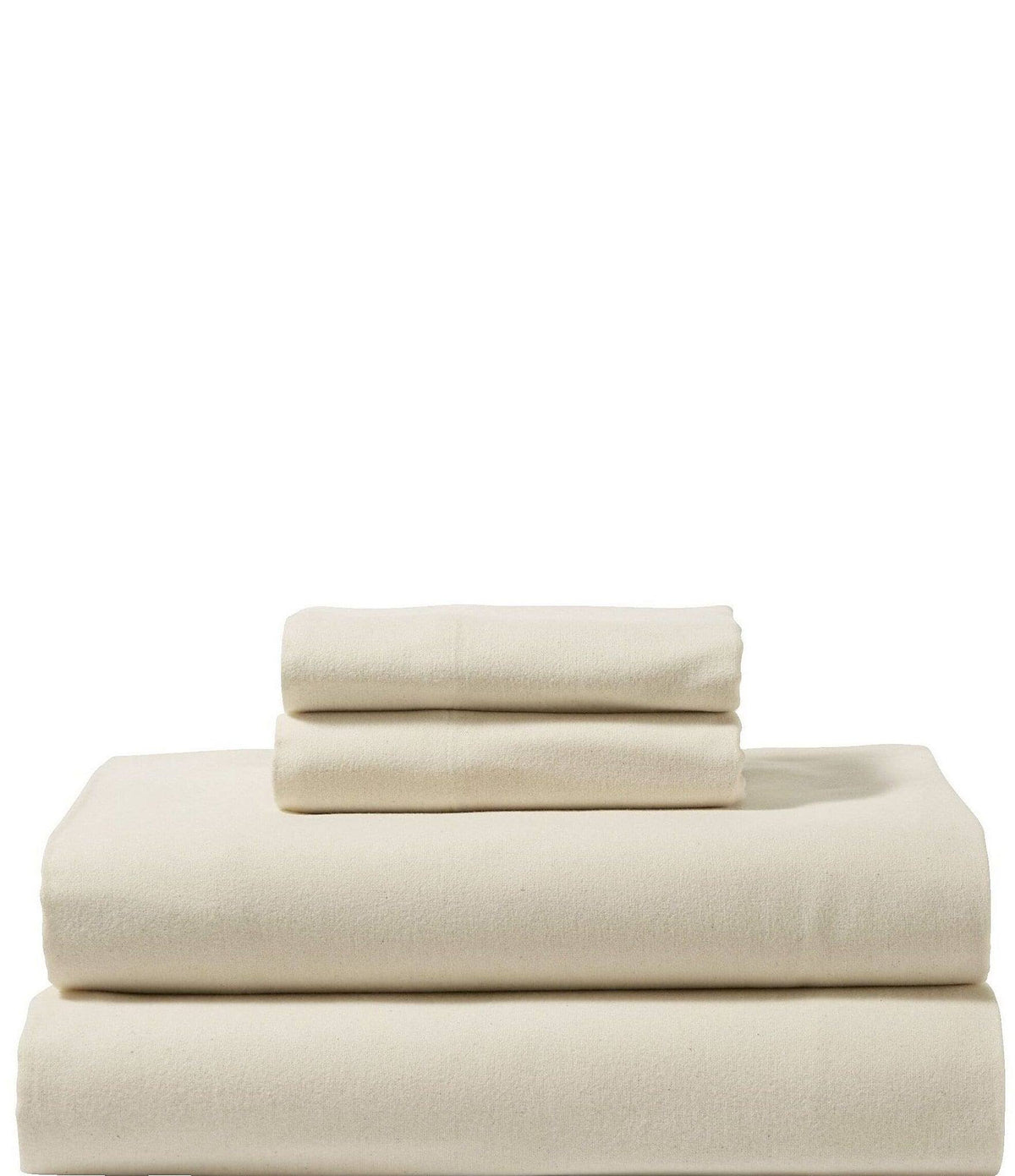 L.L.Bean Ultrasoft Comfort Flannel Sheet Set, Queen Sheet Set, Natural