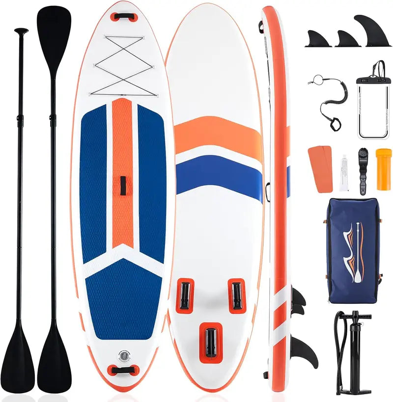 Sweetcrispy 2-in-1 Inflatable SUP Board â€?Includes Adjustable Paddle & Full Accessory Set