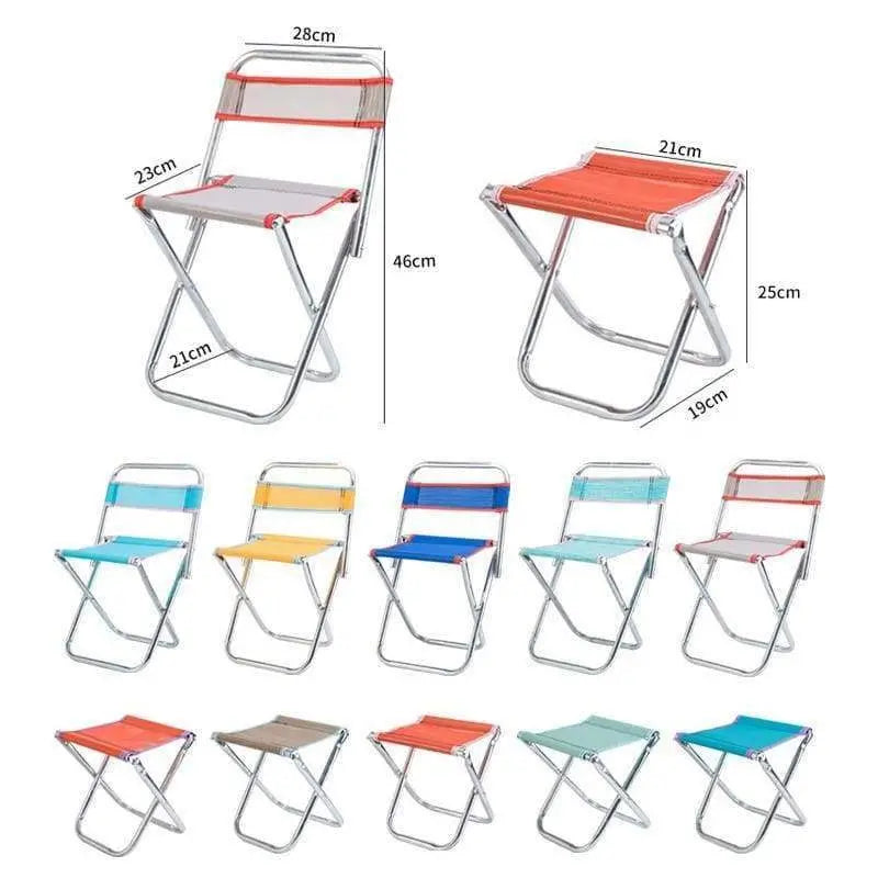 Ultralight Stainless Steel Folding Chair â€?Beach, Fishing, and Picnic Seat for All Ages