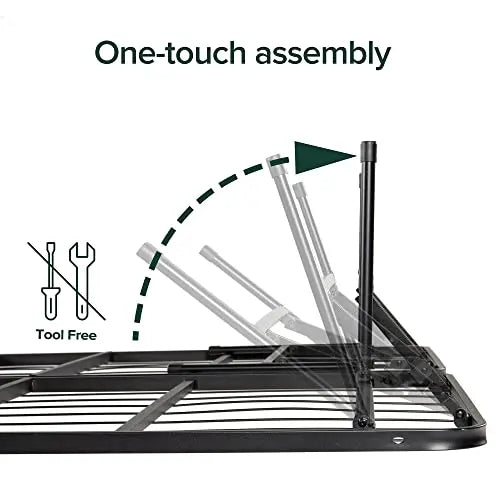 ZINUS SmartBase Tool-Free Assembly Mattress Foundation, 14 Inch Metal Platform Bed Frame