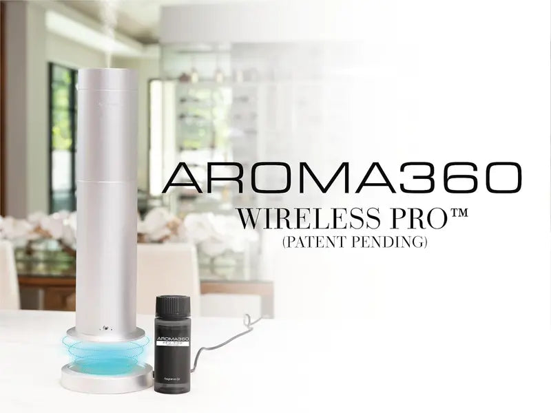 Wireless Pro Portable Essential Oil Diffuser, Midnight Black â€?Cordless, Covers 600 sq ft, Remote Controlled â€?Ideal for Home & Office Aromatherapy