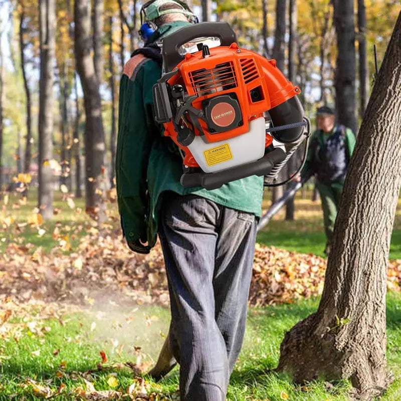 ZTGD Gas-Powered Backpack Leaf Blower â€?Air-Cooled, High-Performance Grass and Debris Remover