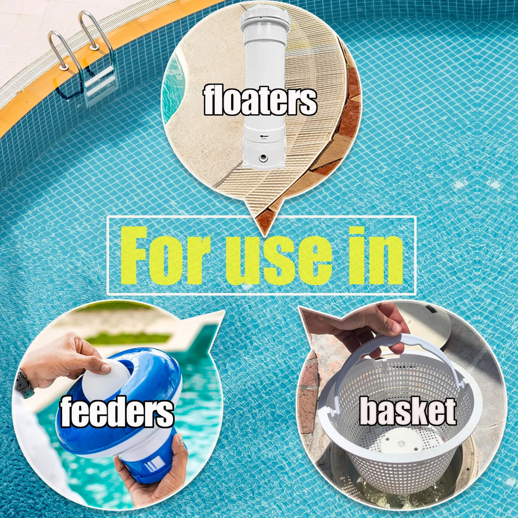 50 lb 3" Chlor Tabs for Swimming Pools, Tablets, Chlorine Pool Chemicals