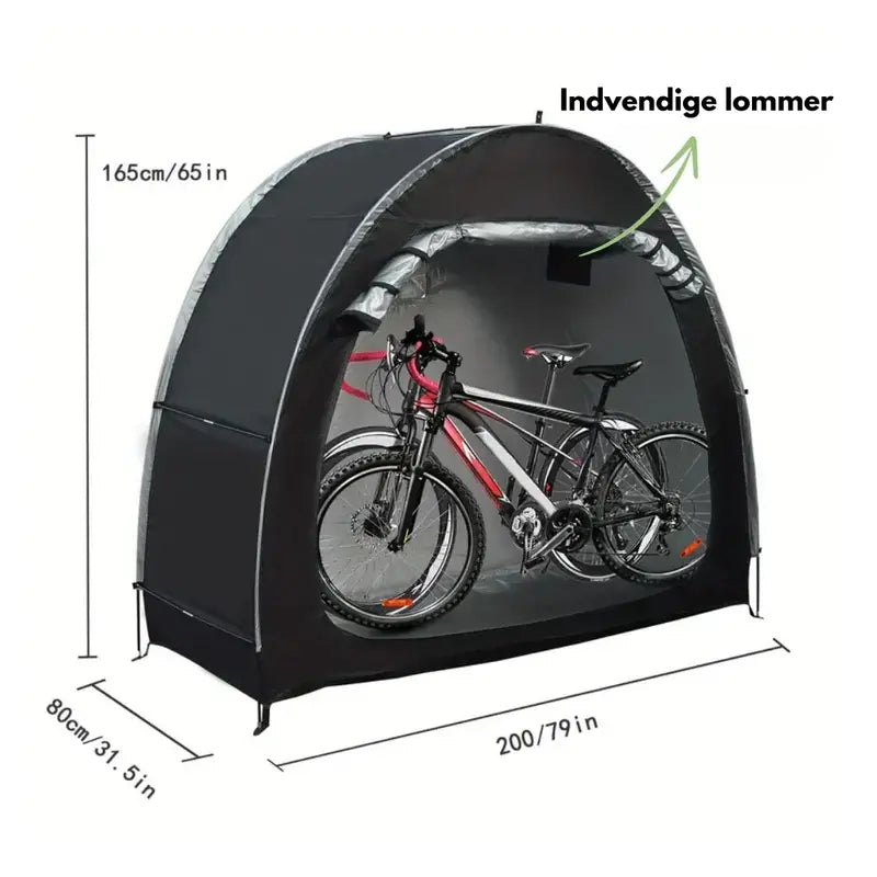 WeatherShield Dual-Bike Storage Tent â€?Waterproof, UV-Resistant Cover for Two Bicycles