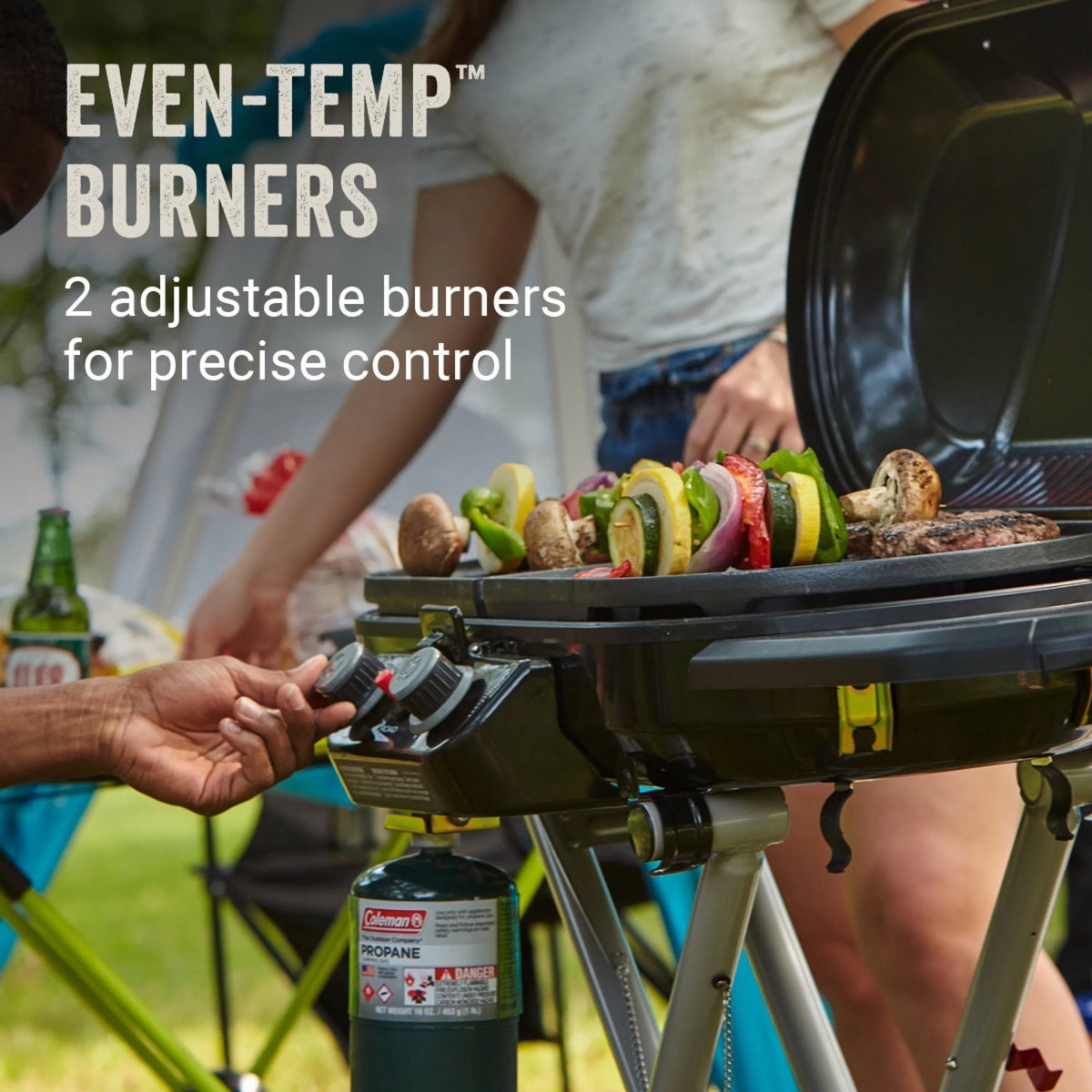 Coleman Roadtrip X - Cursion 2 Burner Propane Gas Portable Grill