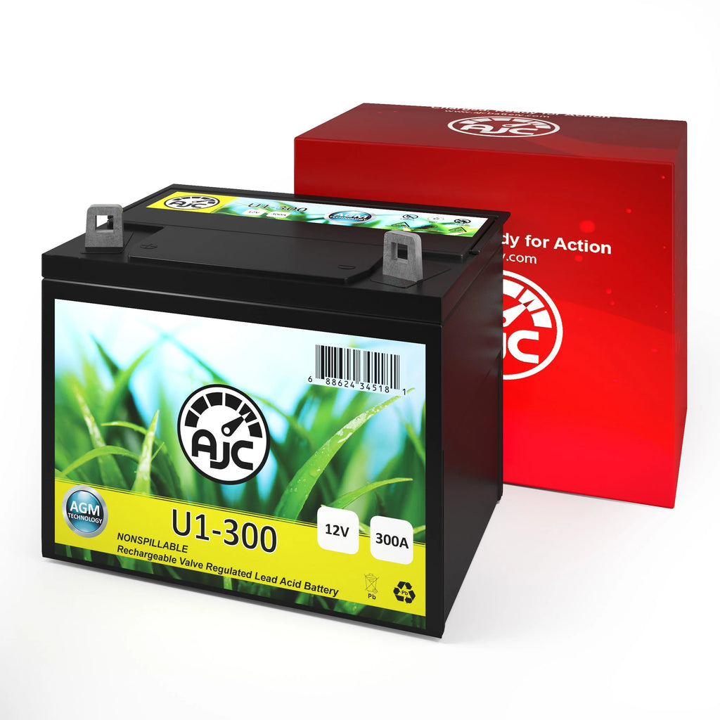 John Deere LA125 U1 Lawn Mower and Tractor Battery - This Is an AJC Brand Replacement