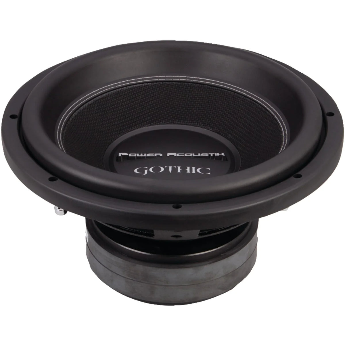 Acoustik® GW3 - 12 Gothic Series 2ohm Dual Voice - Coil Subwoofer (12", 2, 500 Watts)