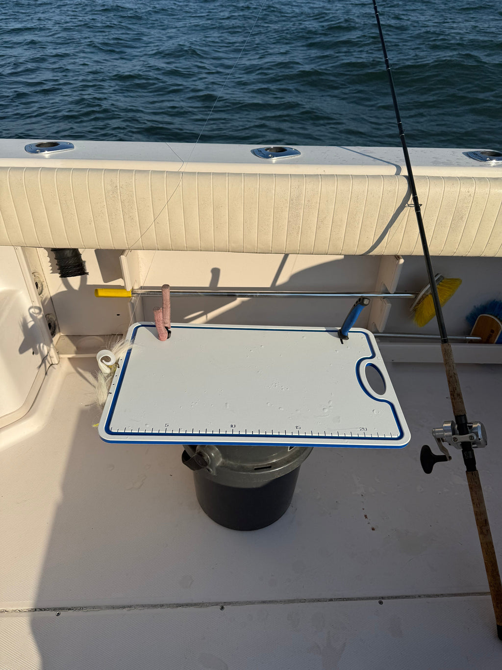 Made in the USA | Premium Bucket or Cooler Fishing Bait Fillet Cutting Board