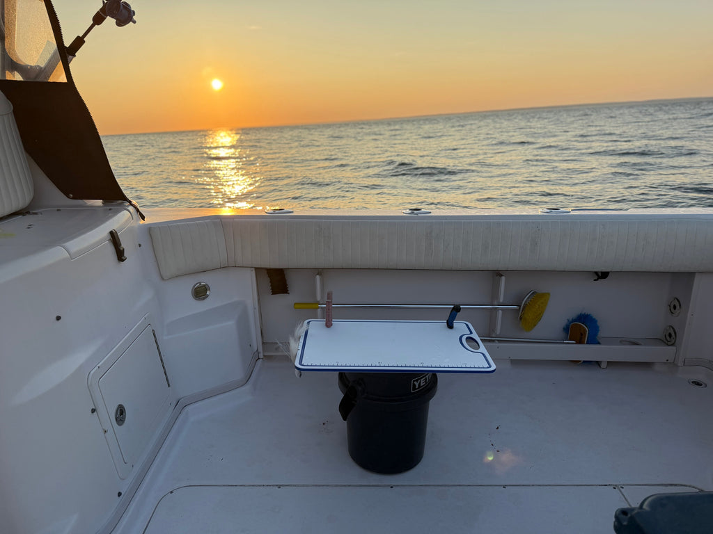 Made in the USA | Premium Bucket or Cooler Fishing Bait Fillet Cutting Board