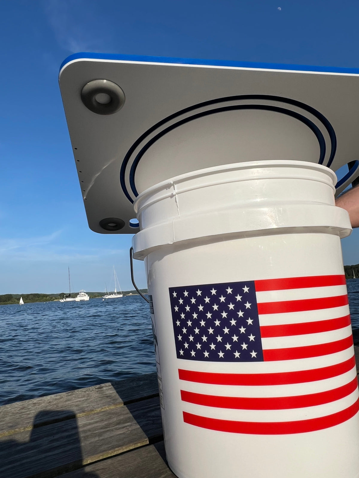 Made in the USA | Premium Bucket or Cooler Fishing Bait Fillet Cutting Board