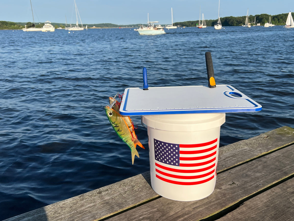 Made in the USA | Premium Bucket or Cooler Fishing Bait Fillet Cutting Board