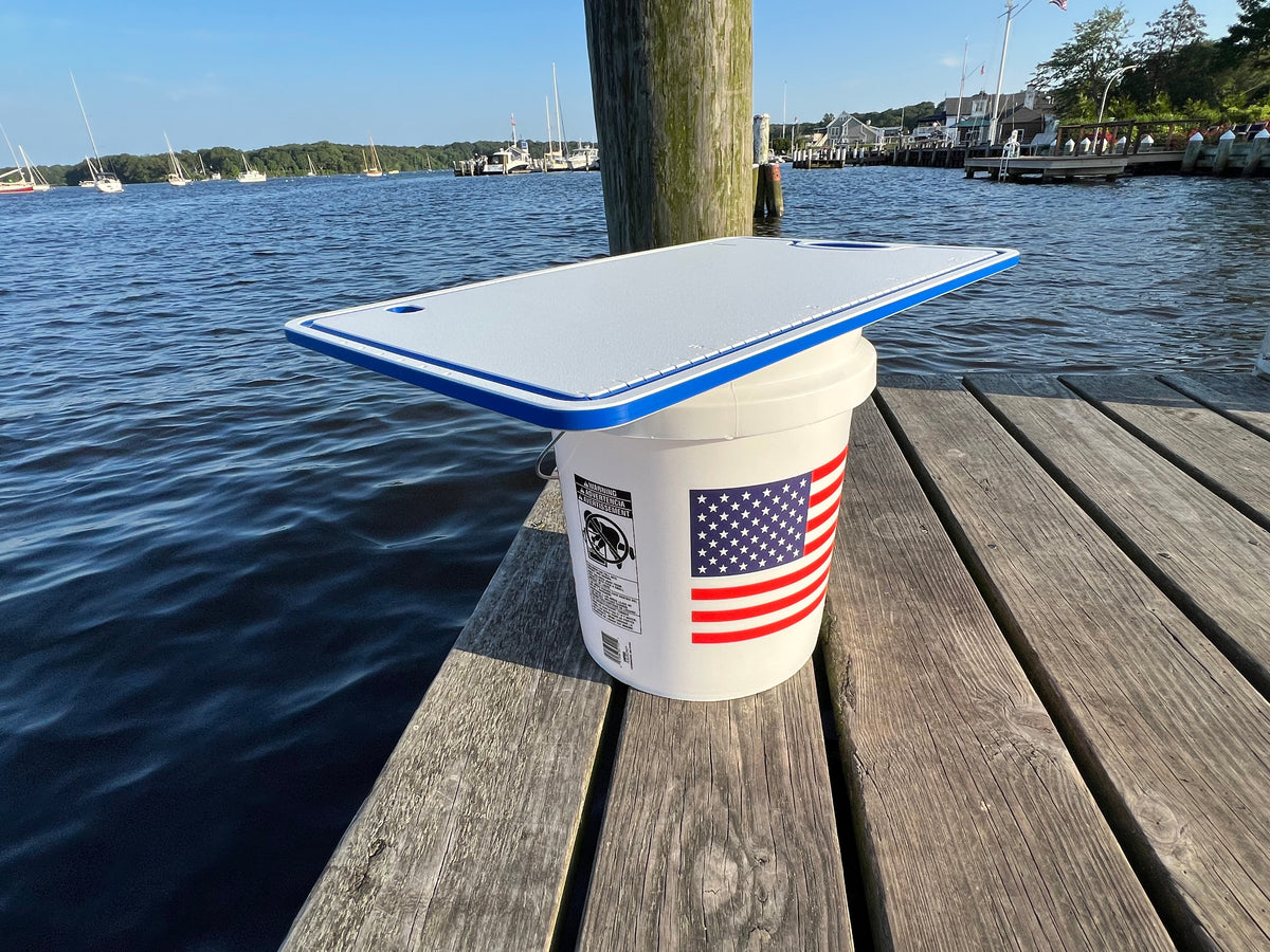 Made in the USA | Premium Bucket or Cooler Fishing Bait Fillet Cutting Board