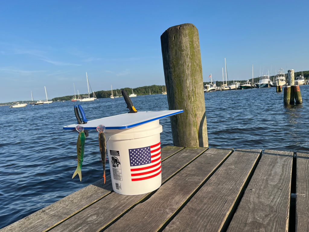 Made in the USA | Premium Bucket or Cooler Fishing Bait Fillet Cutting Board
