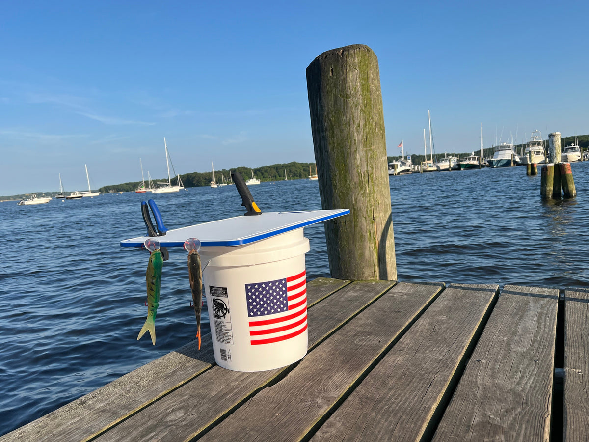 Made in the USA | Premium Bucket or Cooler Fishing Bait Fillet Cutting Board