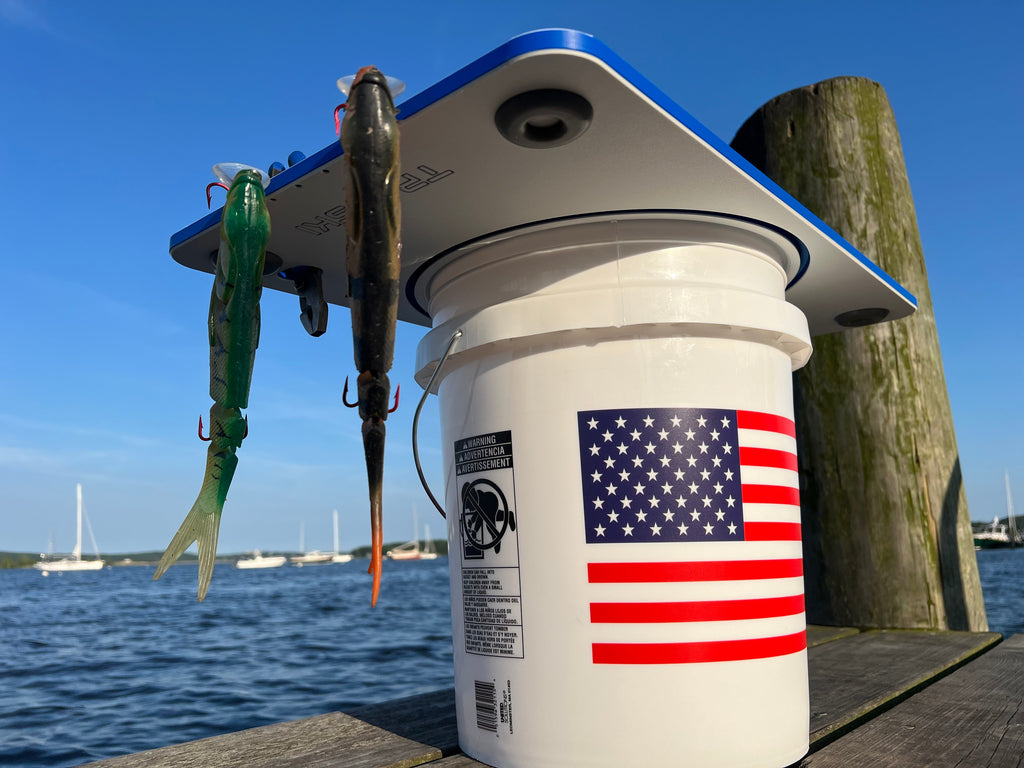 Made in the USA | Premium Bucket or Cooler Fishing Bait Fillet Cutting Board