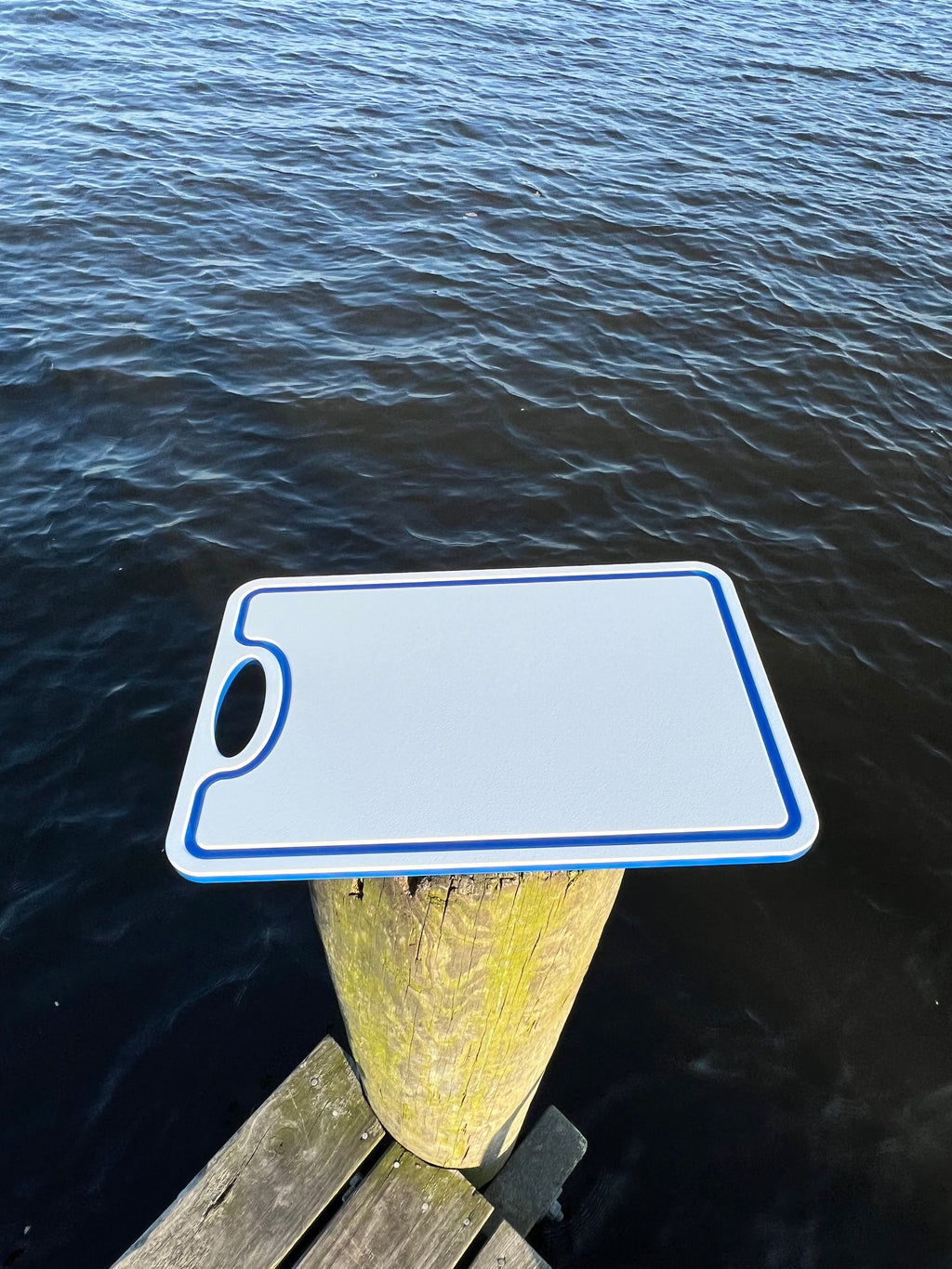 Made in the USA | Premium Cutting Board | Textured 1/2 inch HDPE | Non-Skid or Mark Rubber Feet | Great for Boats & any Counter-top