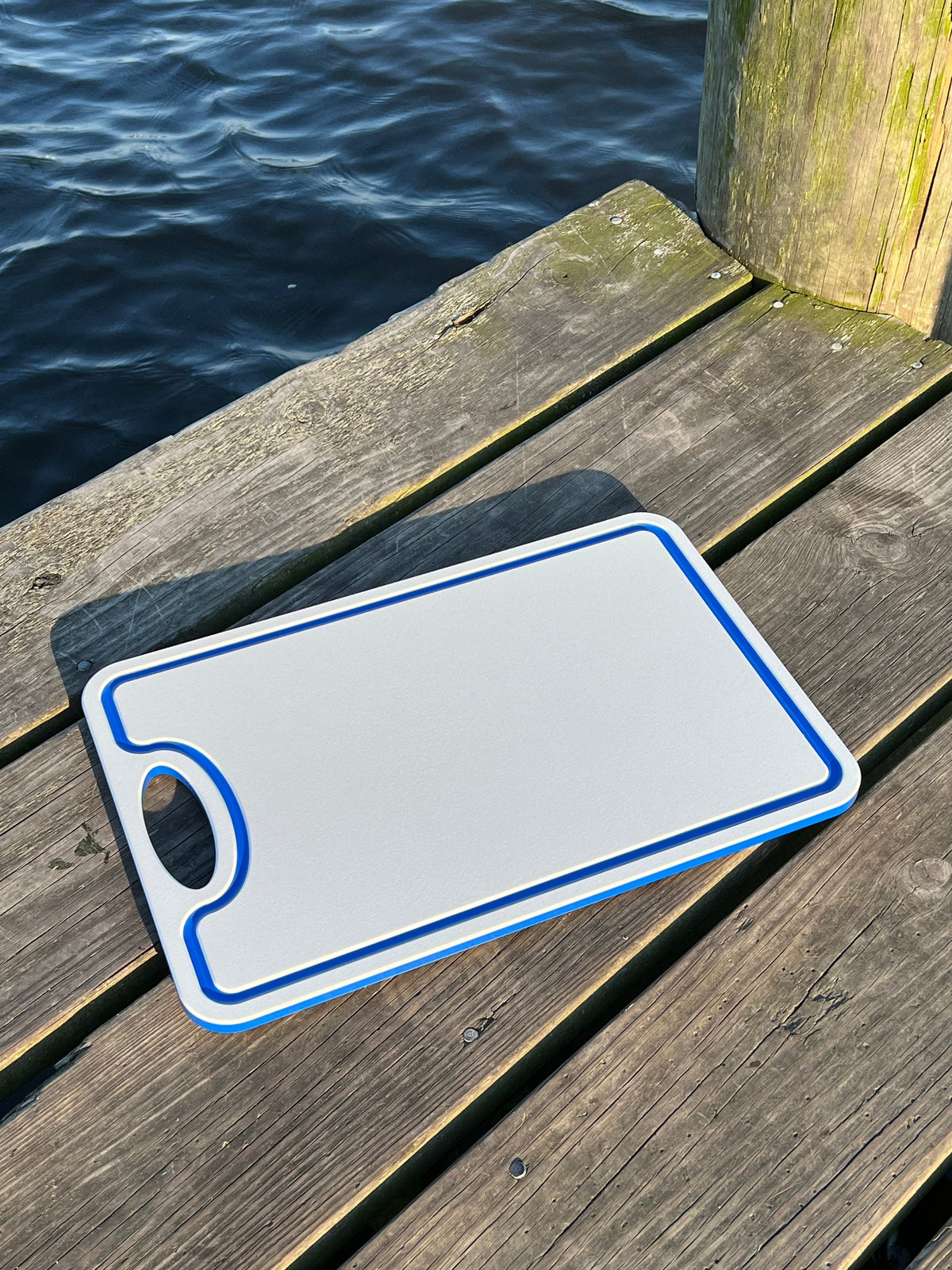Made in the USA | Premium Cutting Board | Textured 1/2 inch HDPE | Non-Skid or Mark Rubber Feet | Great for Boats & any Counter-top