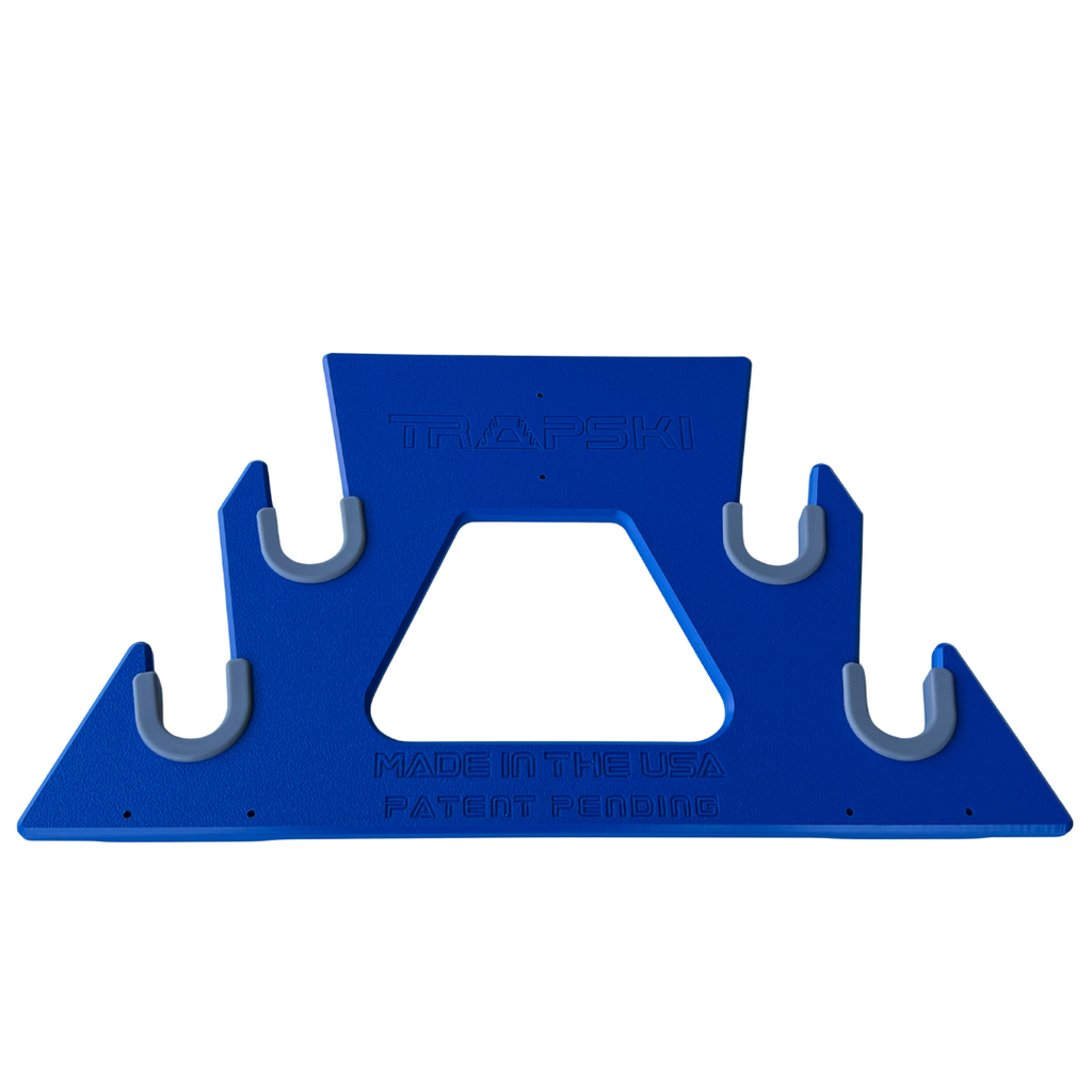 TRAPSKI Non-Skid Rubber Slot Inserts for Ski & Snowboard Racks â€?Gray 4-12 Packs