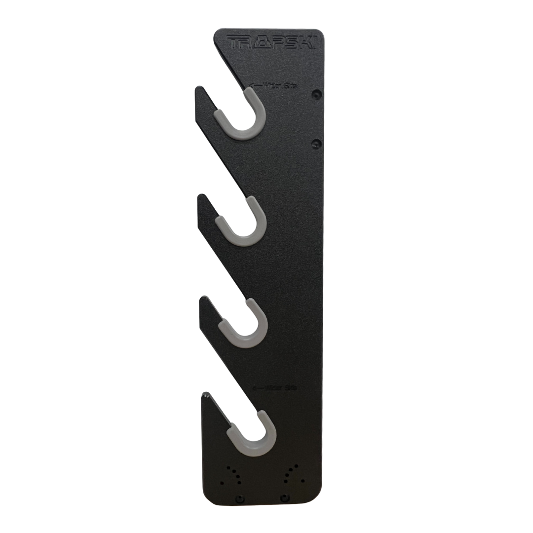 TRAPSKI Non-Skid Rubber Slot Inserts for Ski & Snowboard Racks â€?Gray 4-12 Packs