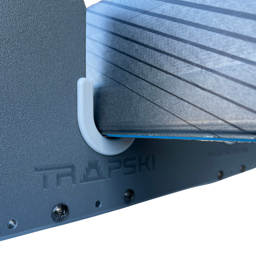 TRAPSKI Non-Skid Rubber Slot Inserts for Ski & Snowboard Racks â€?Gray 4-12 Packs