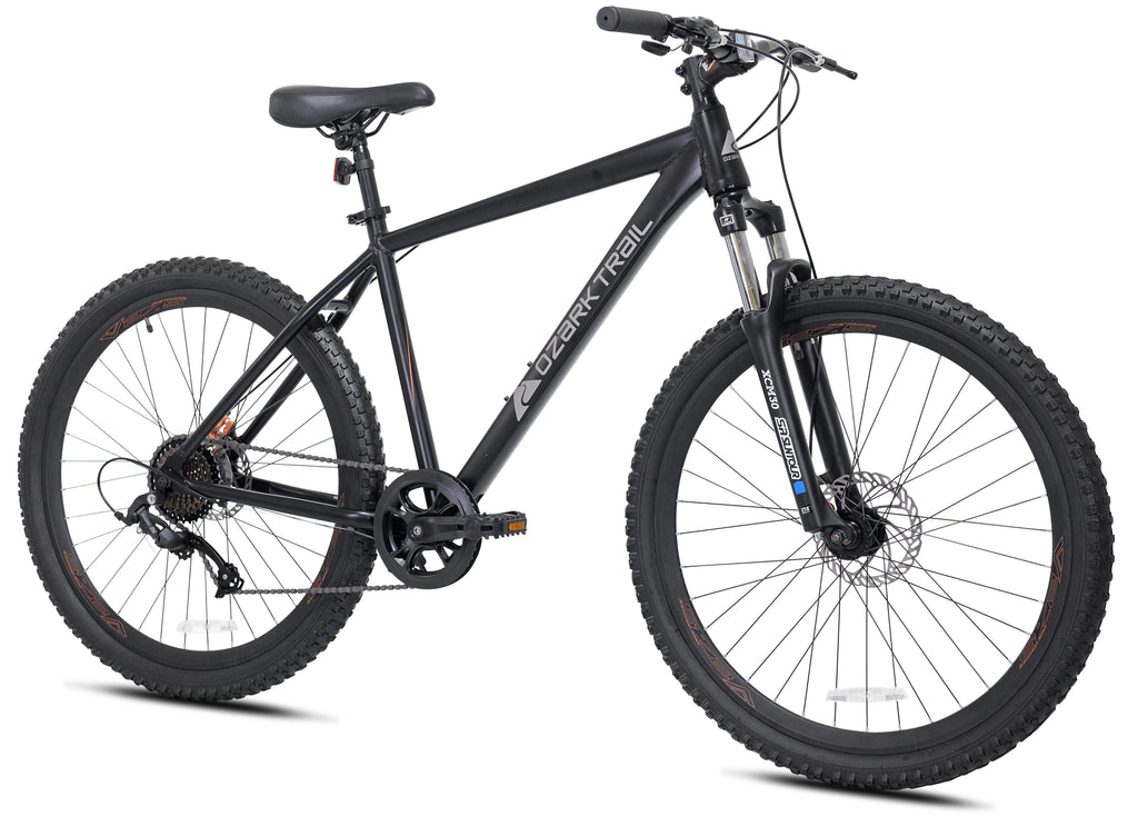 Ozark Trail 27.5" Vibe Mountain Bike, Medium Frame, Black, Adult, Unisex