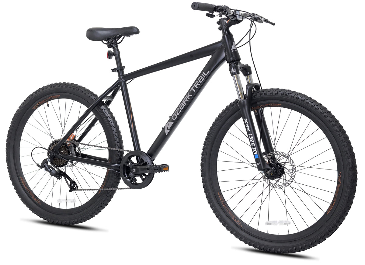 Ozark Trail 27.5" Vibe Mountain Bike, Medium Frame, Black, Adult, Unisex