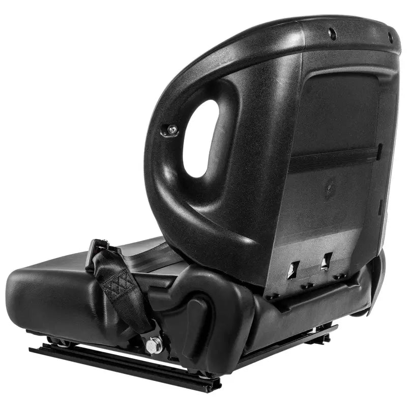 Universal Forklift Seat Replacement Seat Seatbelt Cat, Clark, Komatsu, Nissan, Yale, Toyota, Hyster -Black