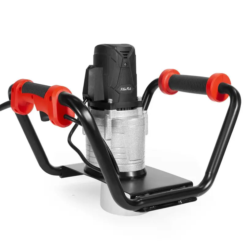 XtremepowerUS 1500W Post Hole Digger â€?6â€?Auger Bit, Anti-Vibration Grip & Safety Lock