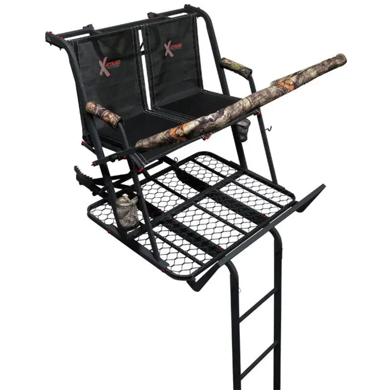 X-Stand Jayhawk 20-Inch Two-Person Tree Stand â€?Lightweight Hunting Ladder Platform with Safety Features